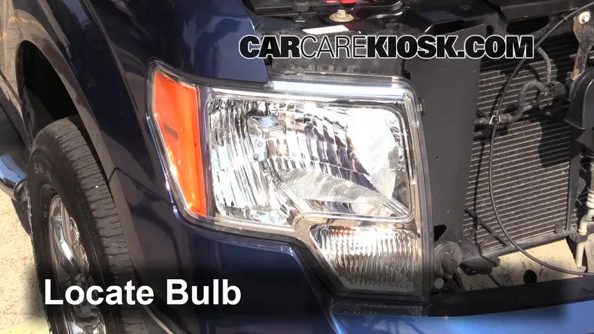 2012 Ford F-150 XLT 5.0L V8 FlexFuel Crew Cab Pickup Luces Luz de carretera (reemplazar foco) 